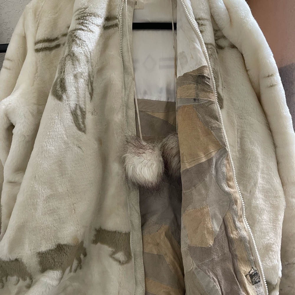 Original native American fur coat